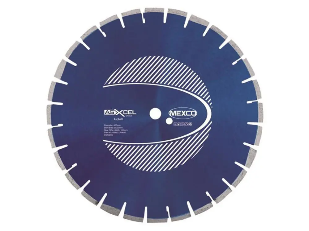 Mexco Asphalt Xcel Grade Diamond Blade 400 X 20Mm