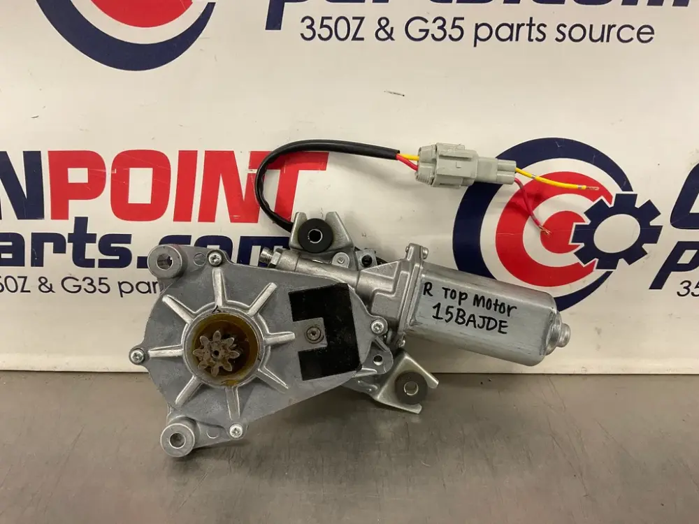 2006 Nissan 350Z Convertible Supple Top Passenger Right Lift Motor OEM 15BAJDE