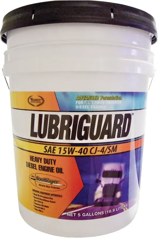 Lubriguard 704341 Industrial Diesel Engine Oil, 5 gal Pail