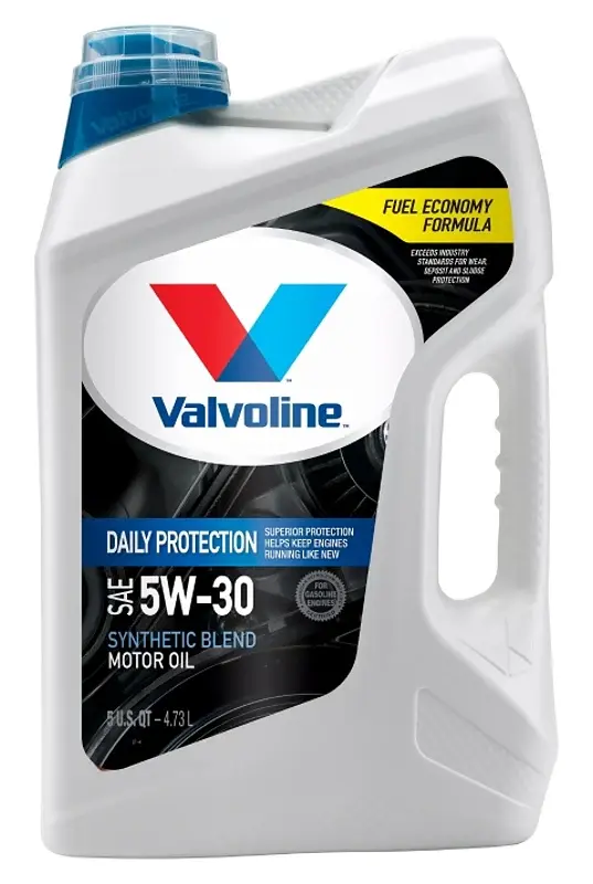 Valvoline Daily Protection 881159 Synthetic Blend Motor Oil, 5W-30, 5 qt, Jug