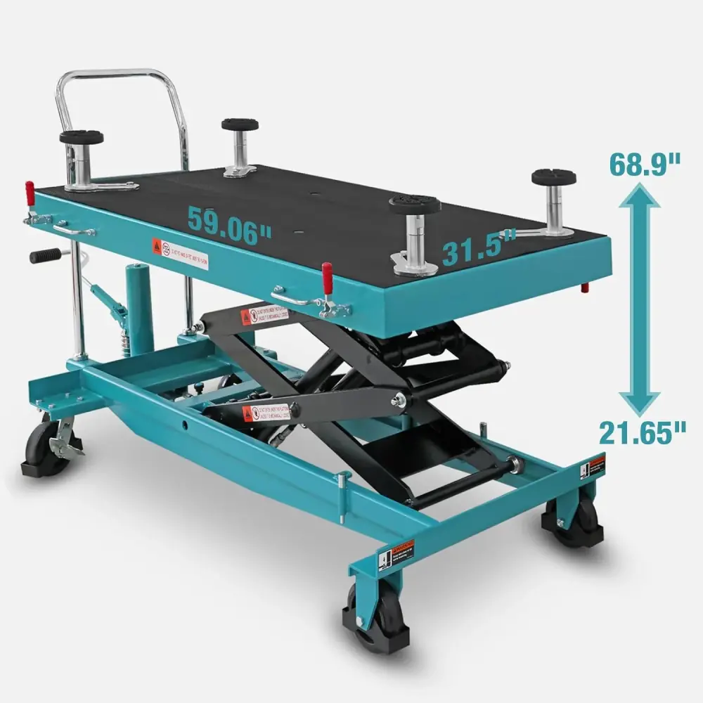 TCE EV Battery Engine Motor Gearbox Lifting Table Cart (USA STOCK) Workshop Organization