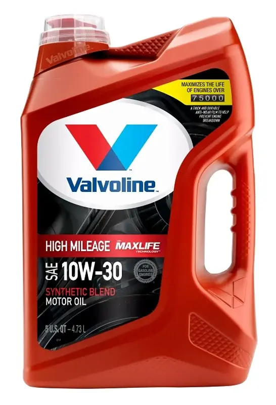 Valvoline 881161 Synthetic Blend Motor Oil, 10W-30, 5 qt, Jug