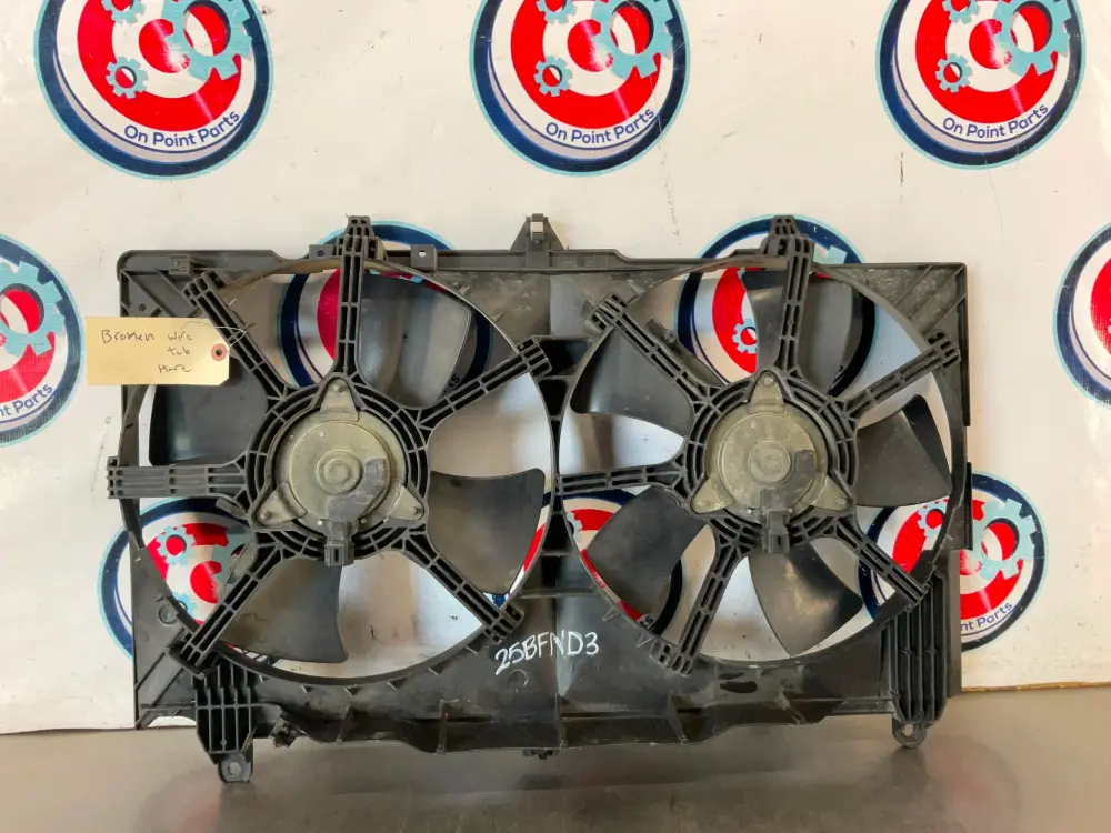 2004 Infiniti G35 Radiator Engine Chilling Fan Assembly OEM 25BFND3