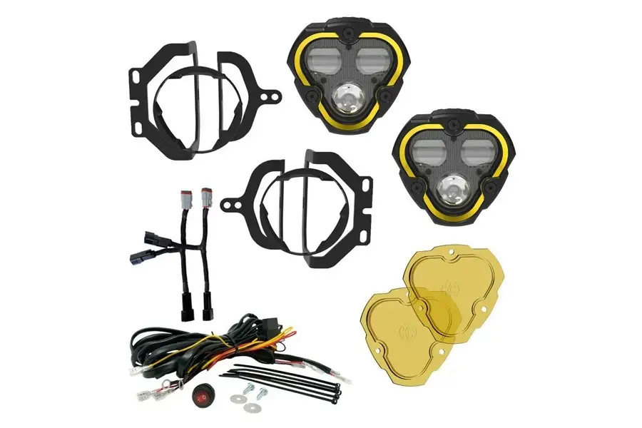 2018-26 Jeep Wrangler JL/Gladiator JT KC HiLiTES Flex ERA 3 Twin Mode SAE Fog Light Kit