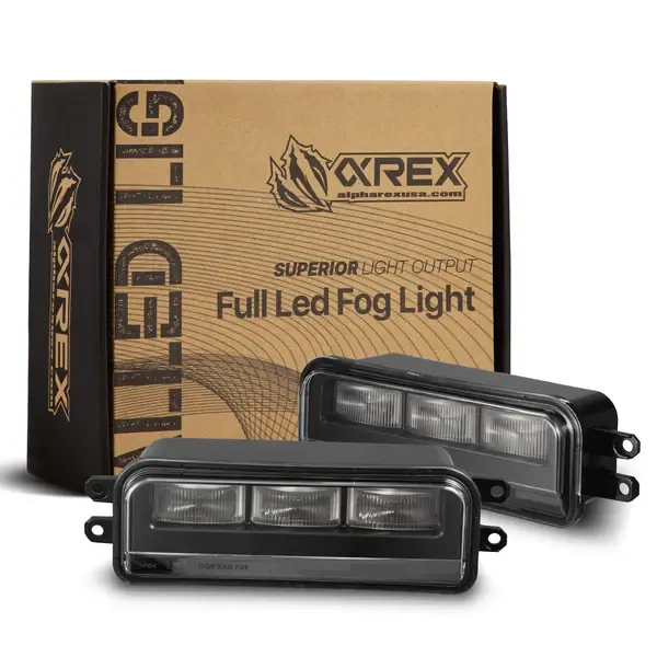 2022-25 Toyota Tacoma/Tundra/4Runner AlphaRex DoubleTap Paired Color LED Projector Fog Lights DRL Function