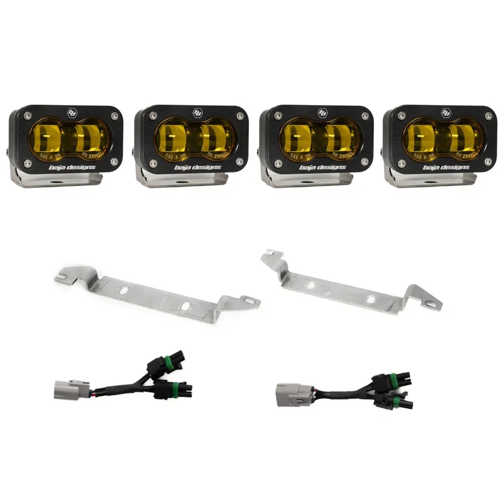 2024-25 Toyota Tacoma Baja Designs SAE Fog Airy - Amber