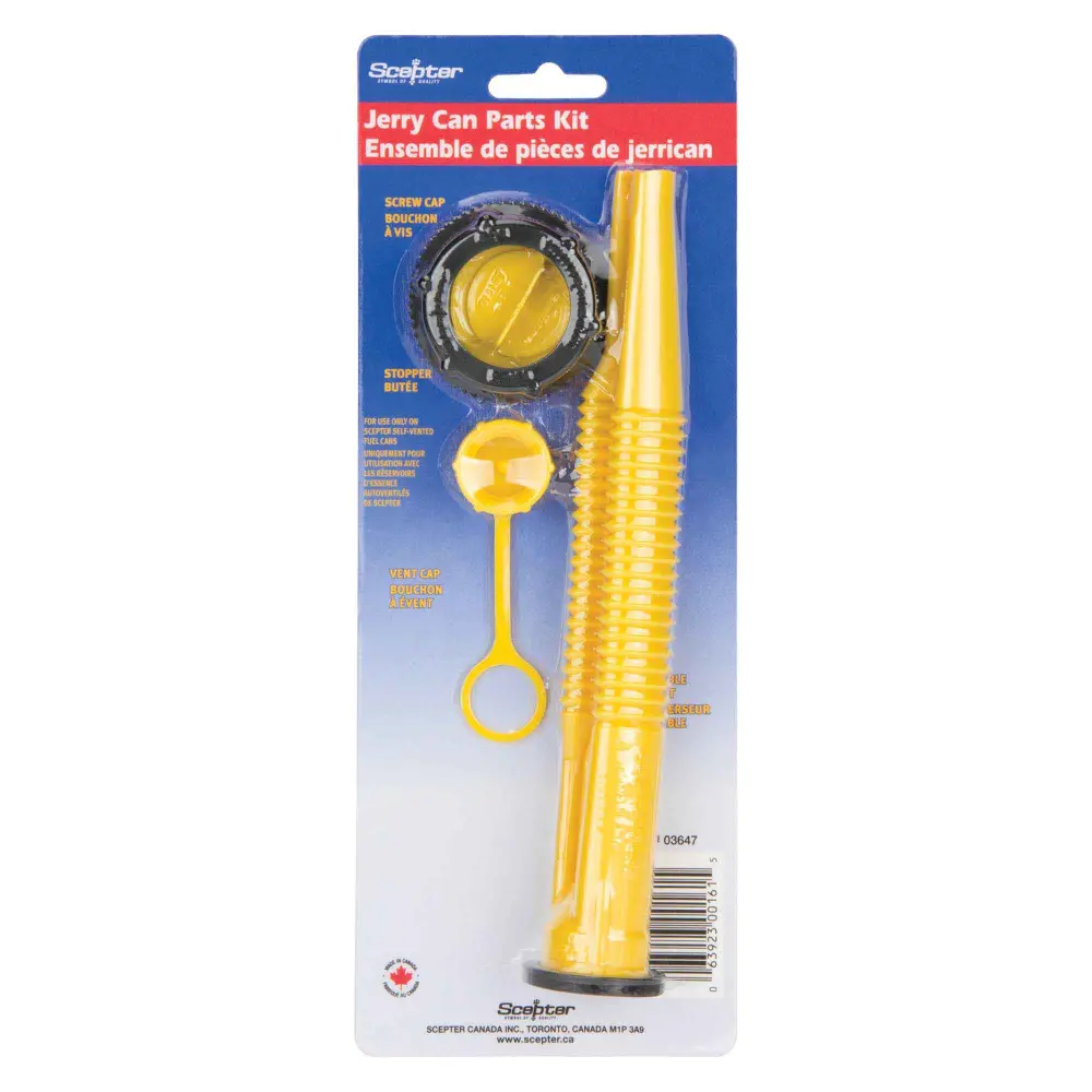 Complete Set Gas Can Spare Parts, 4 Pieces