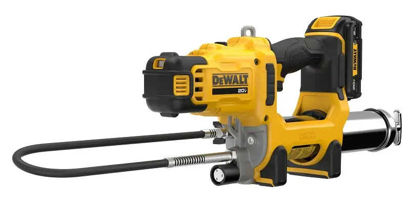 DEWALT DCGG581GD1 Untethered Grease Gun, Tool Only, 20 V, 14.5 oz Cartridge, 10,000 psi Operating, 2-Speed, 47 L Hose