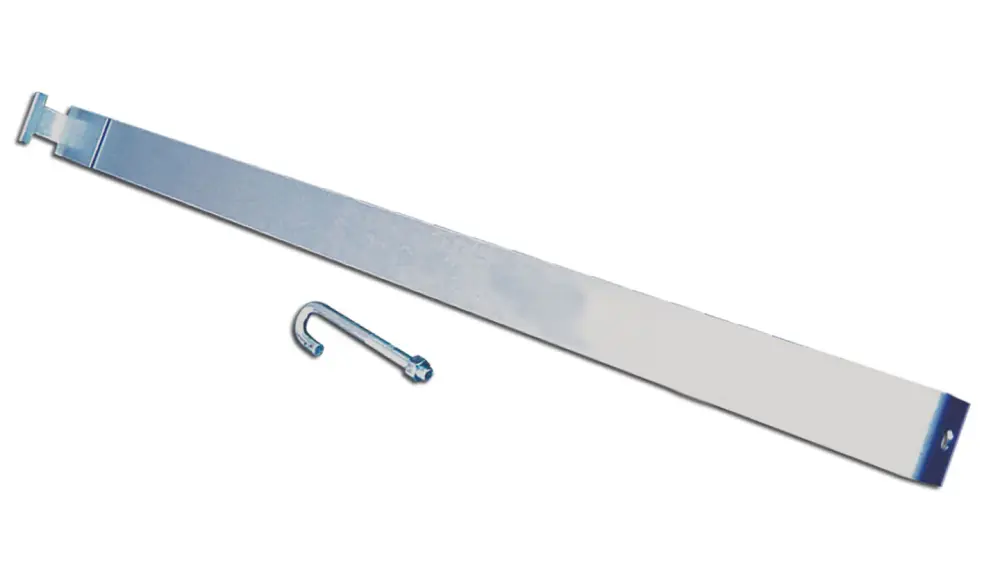 Fuel Tank Mounting Strap w/J-Bolt, Rear/Main, 1966-77 Ford Bronco