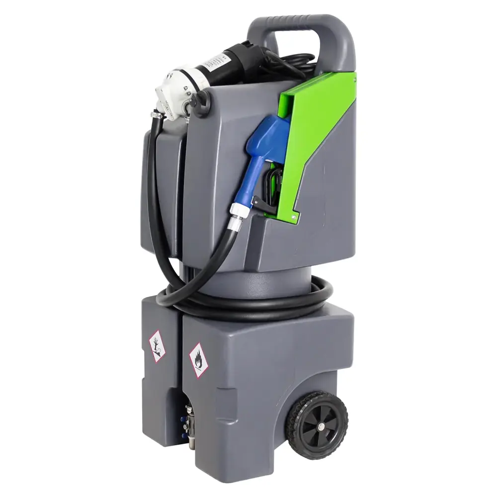 30 Gallon Lightweight Def Tanks, Fuel Caddy Tank and 12V DC Pump Systems, Automatic nozzle swivel, Diesel Transfer tank Tr...
