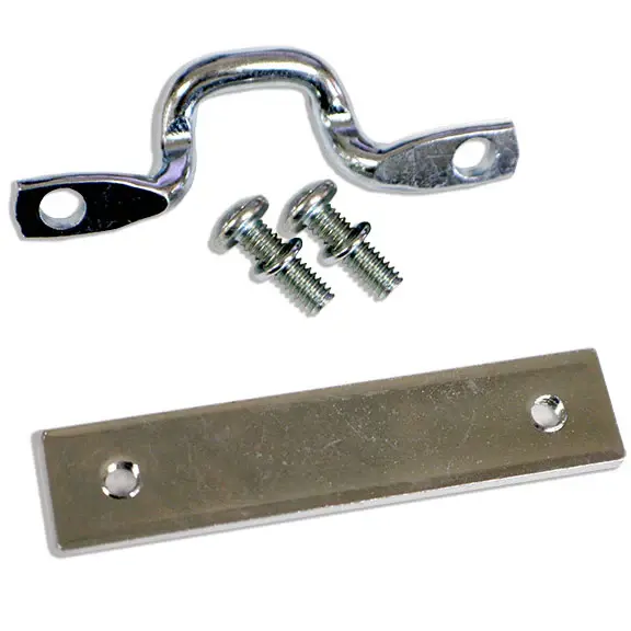 Glove Box Latch Loop w/ Backing Plate, 1966-77 Ford Bronco