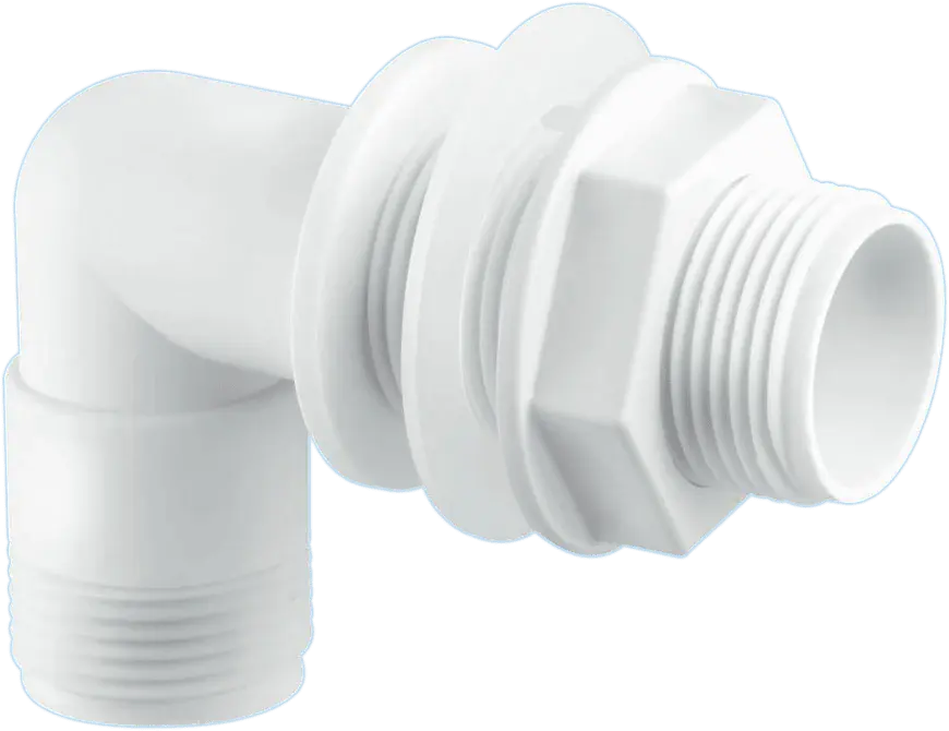 McAlpine FTC1AWH Bent Tank Connector ¾" BSP Threaded Outlet