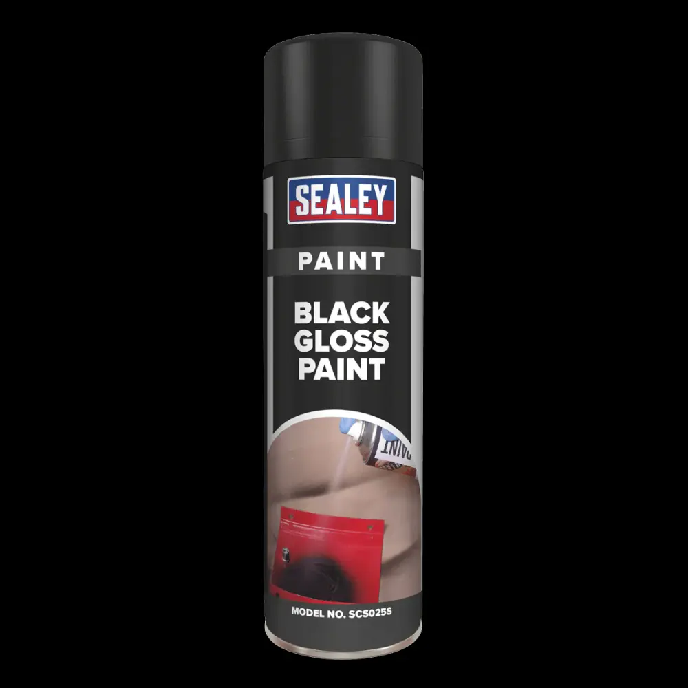 Sealey SCS025 Midnight Gloss Paint 500ml Pack 6