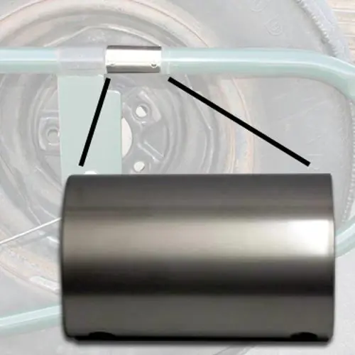 Stainless Tire Carrier Latch Guard Loop, 1966-77 Ford Bronco