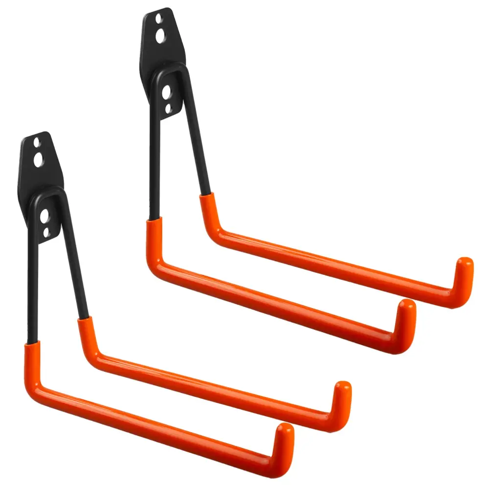 Maclean garage wall affix, tires, garden tools, ladder, hoses, bicycle, max load 25kg, MC-444, 2 pcs