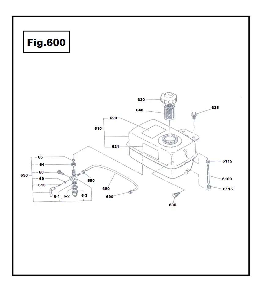 EC10-640 CEDAZO TANQUE DE GAS ROBIN