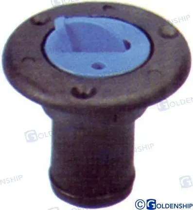 TOMA DE CUBIERTA "GAS" 38 MM NEGRO Weather Seal