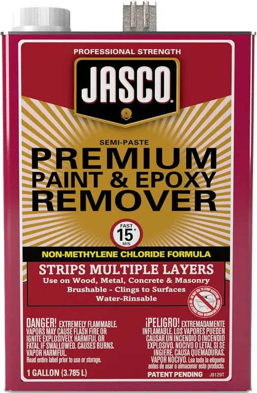 Jasco GJPR500 Paint and Epoxy Remover, Liquid, Aromatic, Solid color, 1 gal
