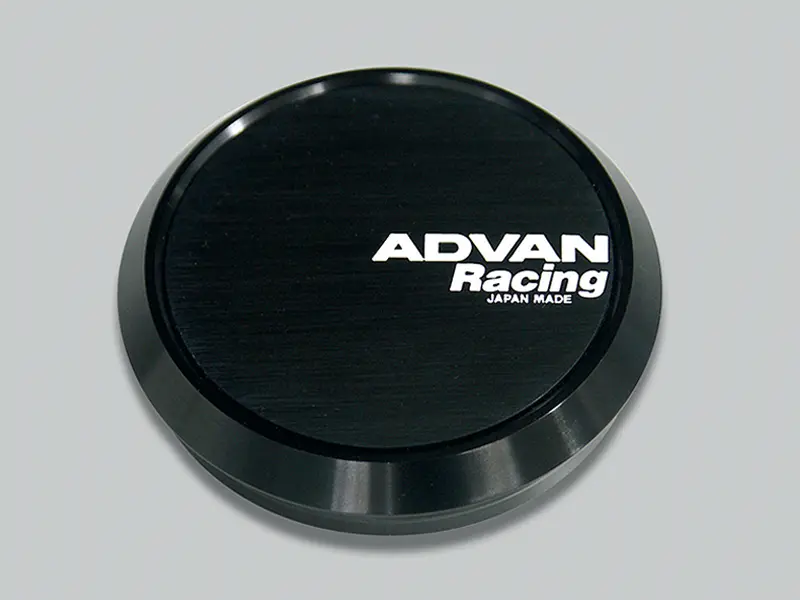 Advan Flat 73mm Center Cap Black
