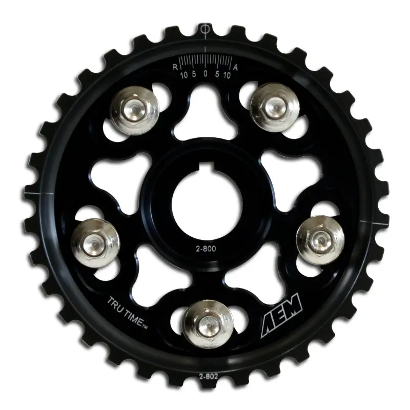 AEM 90 91 Acura Interga RS LS GS & GSR 99 00 Honda Civic Si Black Tru Time Cam Gear