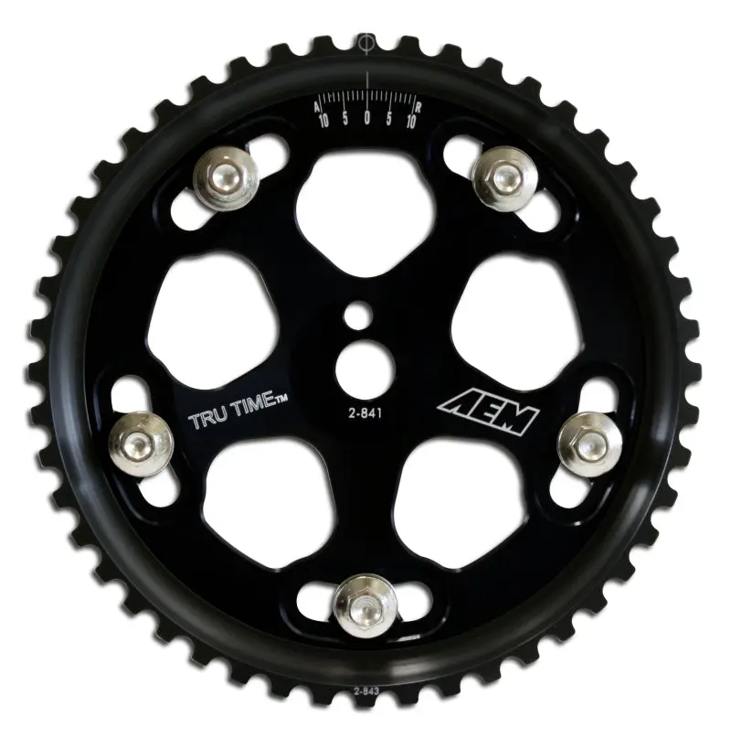 AEM Evo 8 & IX Black Tru Time Cam Gear