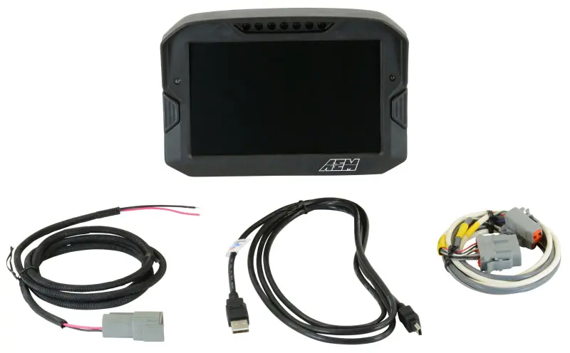 AEM CD 7 Non Logging Race Dash Carbon Fiber Digital Display (CAN Input Only)
