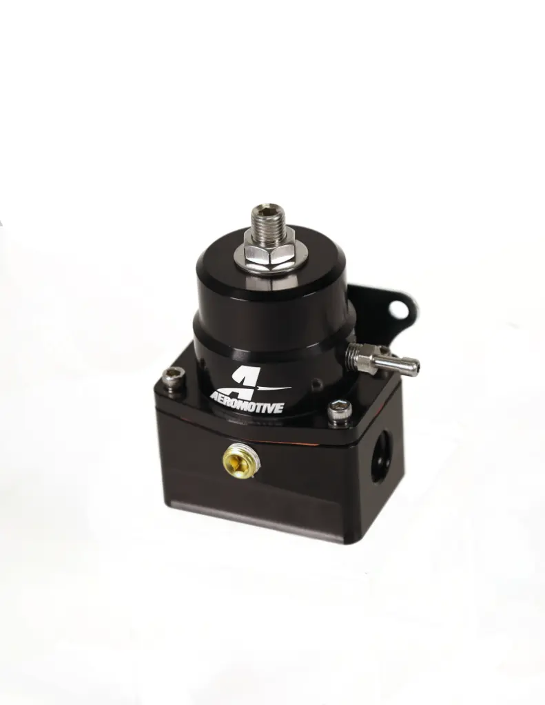 Aeromotive A1000 6 Injected Bypass Adjustable EFI Regulator (2) 6 Inlet (1) 6 Return Black