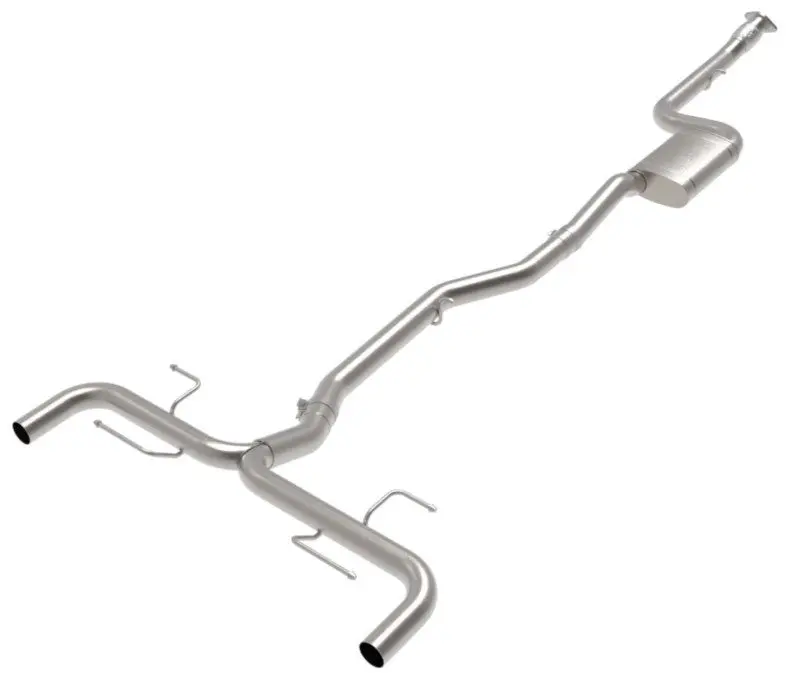aFe 17 21 Alfa Romeo Giulia L4 2.0L (t) Mach Force Xp 2in to 2 1 2in 304SS Cat Back Exhaust