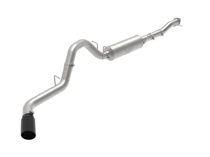aFe Apollo GT Series 3in 409SS Cat Back Exhaust w Black Tip 2020 GM 2500 3500HD V8 6.6L L8T
