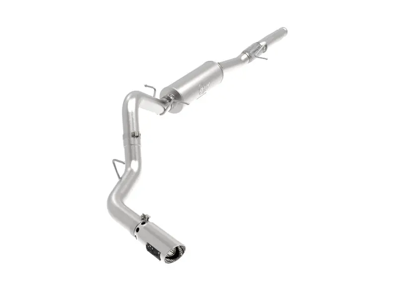 aFe Apollo GT Series 4in 409SS Cat Back Exh System Polished Tip 14 18GM Silverado 1500 V8 6.2L