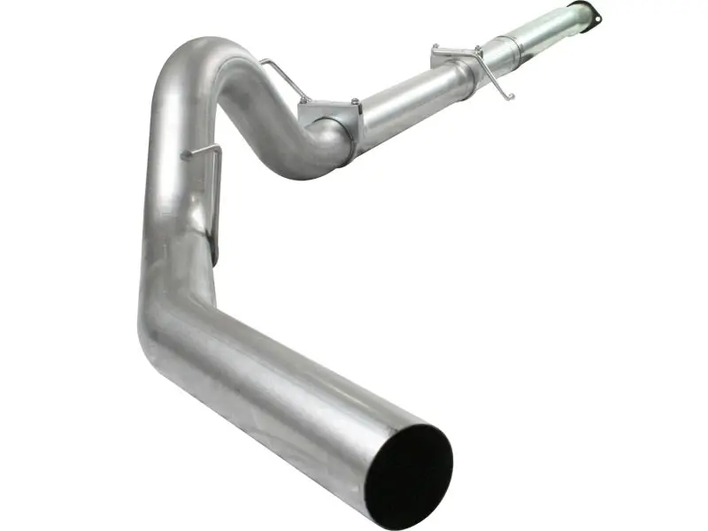 aFe Atlas Exhaust 4in Aluminized Cat Back No Muffler No Tip 11 13 Ford F 150 EcoBoost V6 3.5L (tt)
