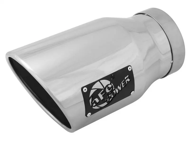 aFe Diesel Exhaust Tip Bolt On Black 5in Inlet x 7in Outlet x 12in Right
