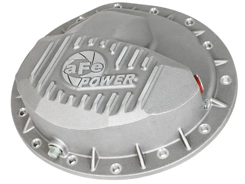 afe Front Differential Cover (Raw; Street Series); Dodge Diesel Trucks 03 12 L6 5.9 6.7L (td)