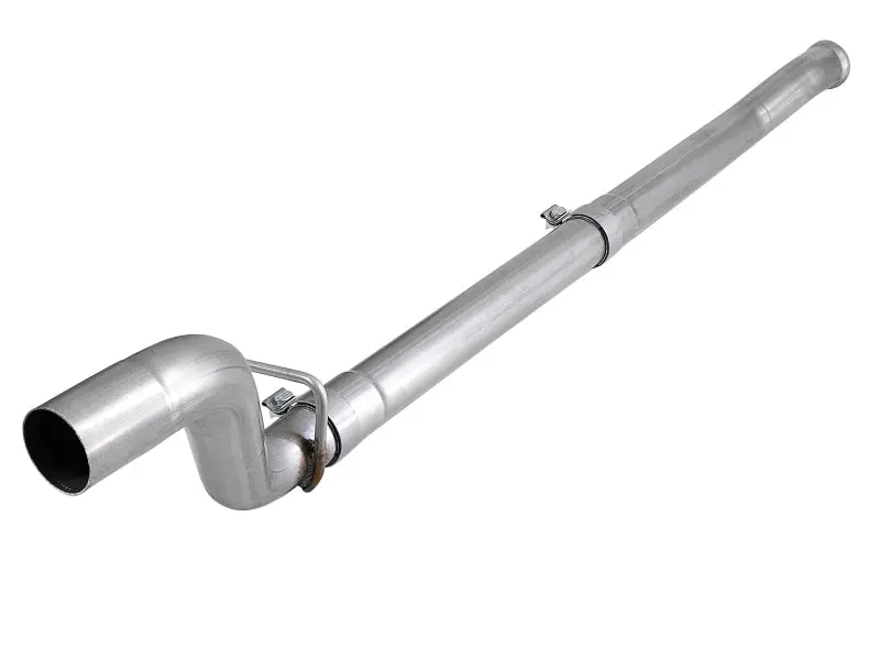 aFe MACH Force Xp 2 1 2in 409 Stainless Steel Mid Pipe w Resonator Delete 18+ Jeep Wrangler JL 3.6L