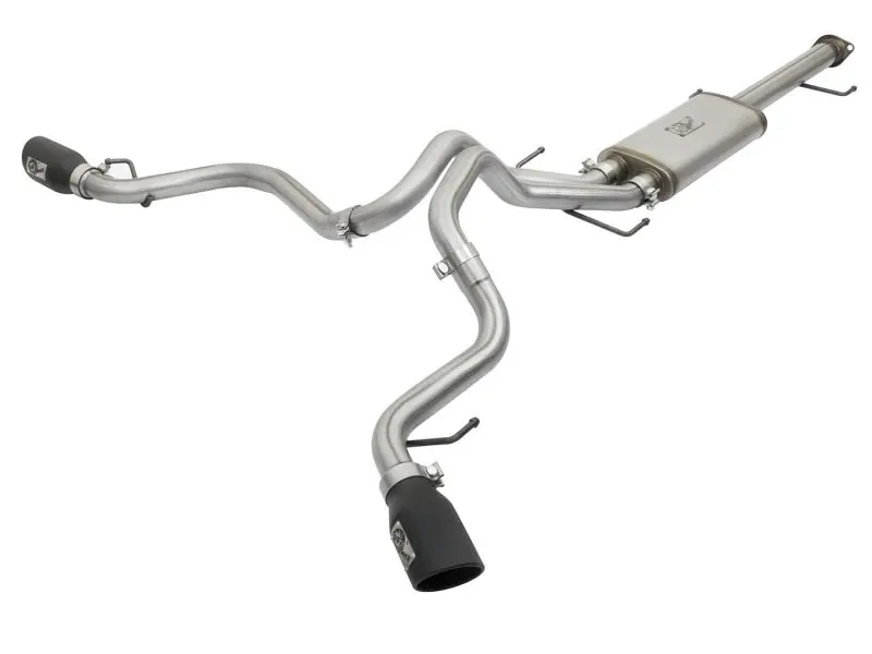 aFe MACH Force Xp 3in 2.5in SS Cat Back Dual Exhaust w Black Tips 07 14 Toyota FJ Cruiser 4.0L