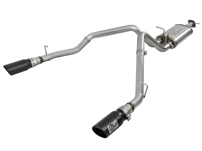 aFe MACH Force Xp 3in 409 SS Cat Back Exhaust 2019 RAM 1500 V8 5.7L w Black Tip