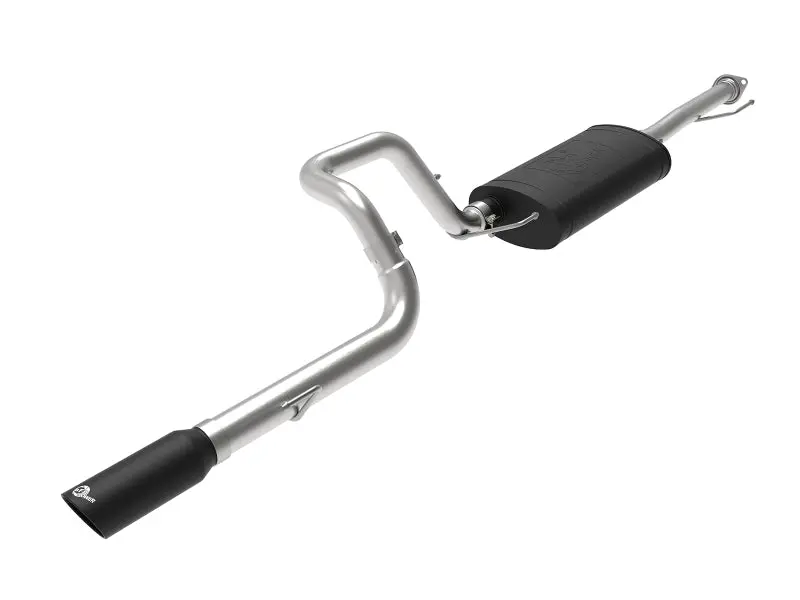aFe MACHForce XP 2.5in 304 SS Exhaust Cat Back w Black Tip 10 19 Toyota 4Runner V6 4.0L