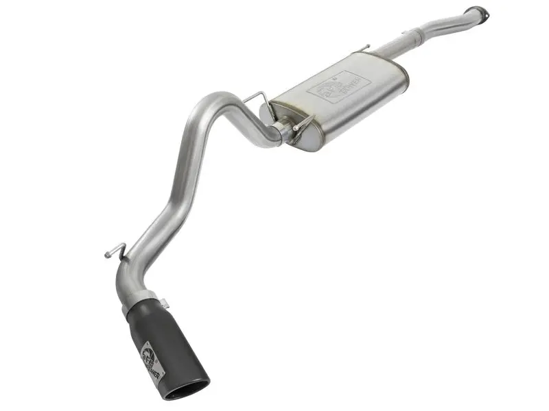 aFe MACHForce XP Cat Back SS w Black Tips 16 Toyota Tacoma V6 3.5L
