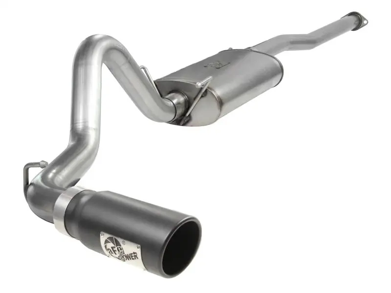 aFe MACHForce XP Exhausts Cat Back SS 409 EXH CB Toyota Tacoma 05 13 V6 4.0L (Blk Tip)
