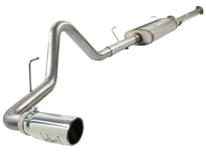 aFe MACHForce XP Exhausts Cat Back SS 409 EXH CB Toyota Tundra 10 11 V8 5.7L 145.7 WB (pol tip)