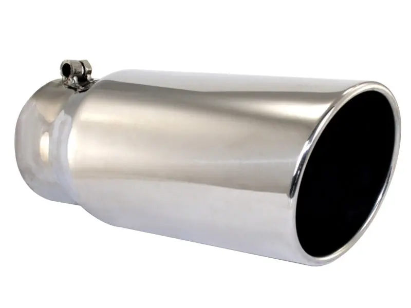 aFe MACHForce XP Exhausts Tips SS 304 EXH Tip 4x5x12L Direct Bolt On (pol)