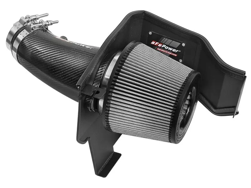 aFe POWER Magnum FORCE Carbon Fiber Stage 2 Pro Dry S CAIS 11 18 Dodge Challenger Charger V8 6.4L
