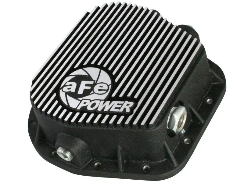 aFe Power Rear Differential Cover (Machined) 12 Bolt 9.75in 11 13 Ford F 150 EcoBoost V6 3.5L (TT)