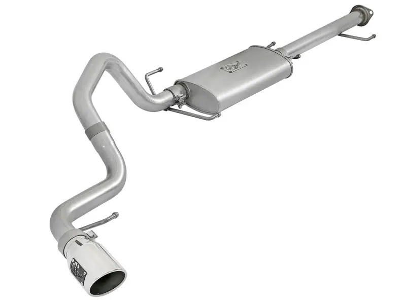 aFe Scorpion 2 1 2in Alum Steel Cat Back Exhaust w Polished Tips 07 17 Toyota FJ Cruiser V6 4.0L