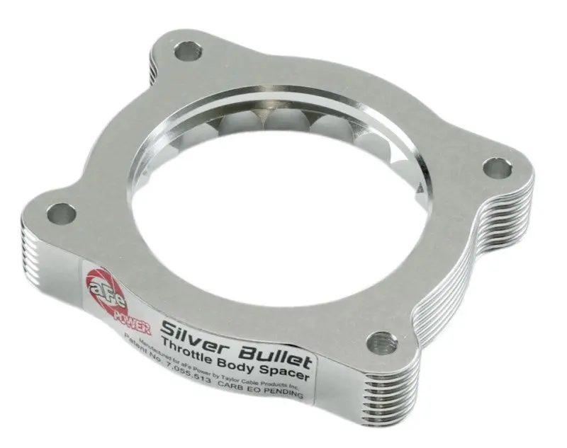 aFe Silver Bullet Throttle Body Spacer 04 12 GM Colorado Canyon L5 3.5L 3.7L