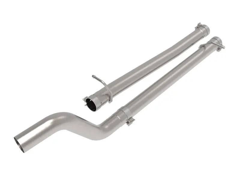 aFe Vulcan Series 3in 304 Stainless Steel Muffler Delete Pipe 2021 Ram 1500 TRX V8 6.2L (sc)