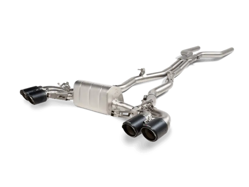 Akrapovic 2021 BMW M8 M8 Competition (F91 F92) Evolution Line Cat Back (Titanium) w Carbon Tips