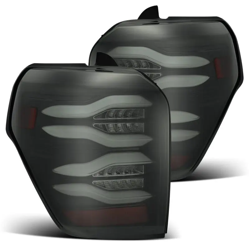 AlphaRex 10 21 Toyota 4Runner PRO Series LED Tail Lights Jet Black