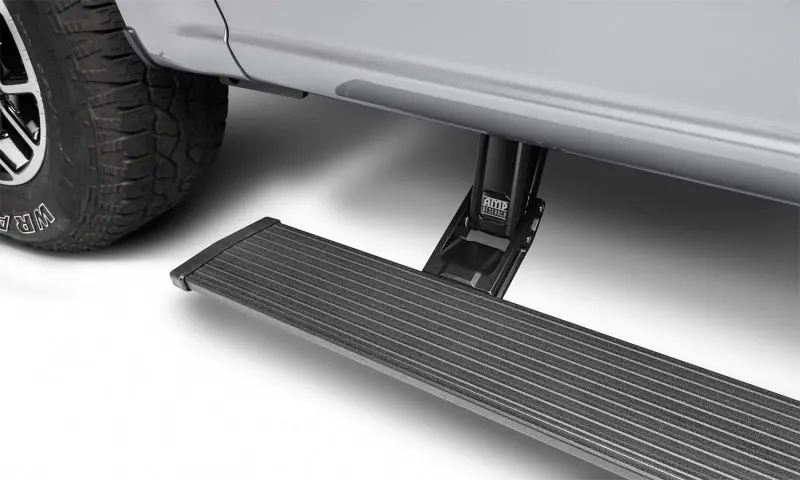 AMP Research 22 23 Ford F 250 350 450 All Cabs (Fits Only Sync 4 Models) PowerStep Plug N Play Blk