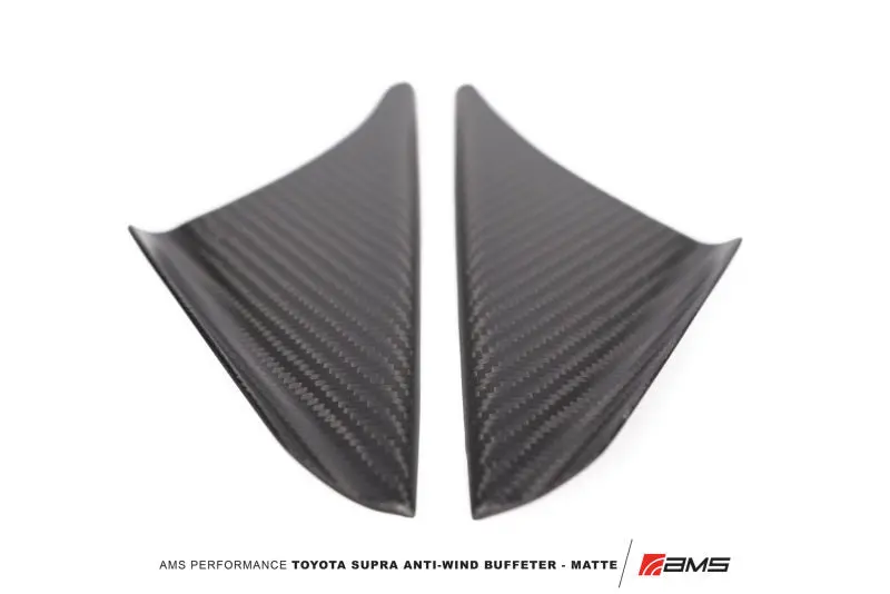 AMS Performance 2020+ Toyota GR Supra Anti Wind Buffeting Kit Matte Carbon